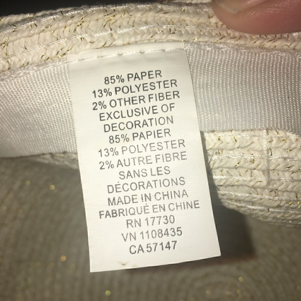 Kids Cream Hat NWOT​ - Picture 4 of 5